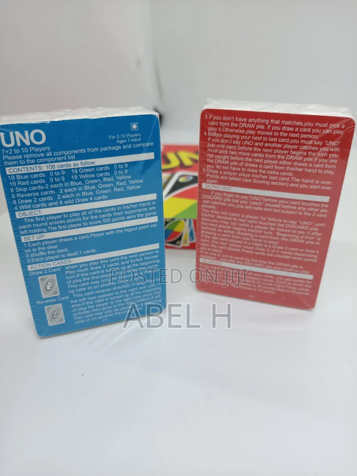 Uno Playing Cards