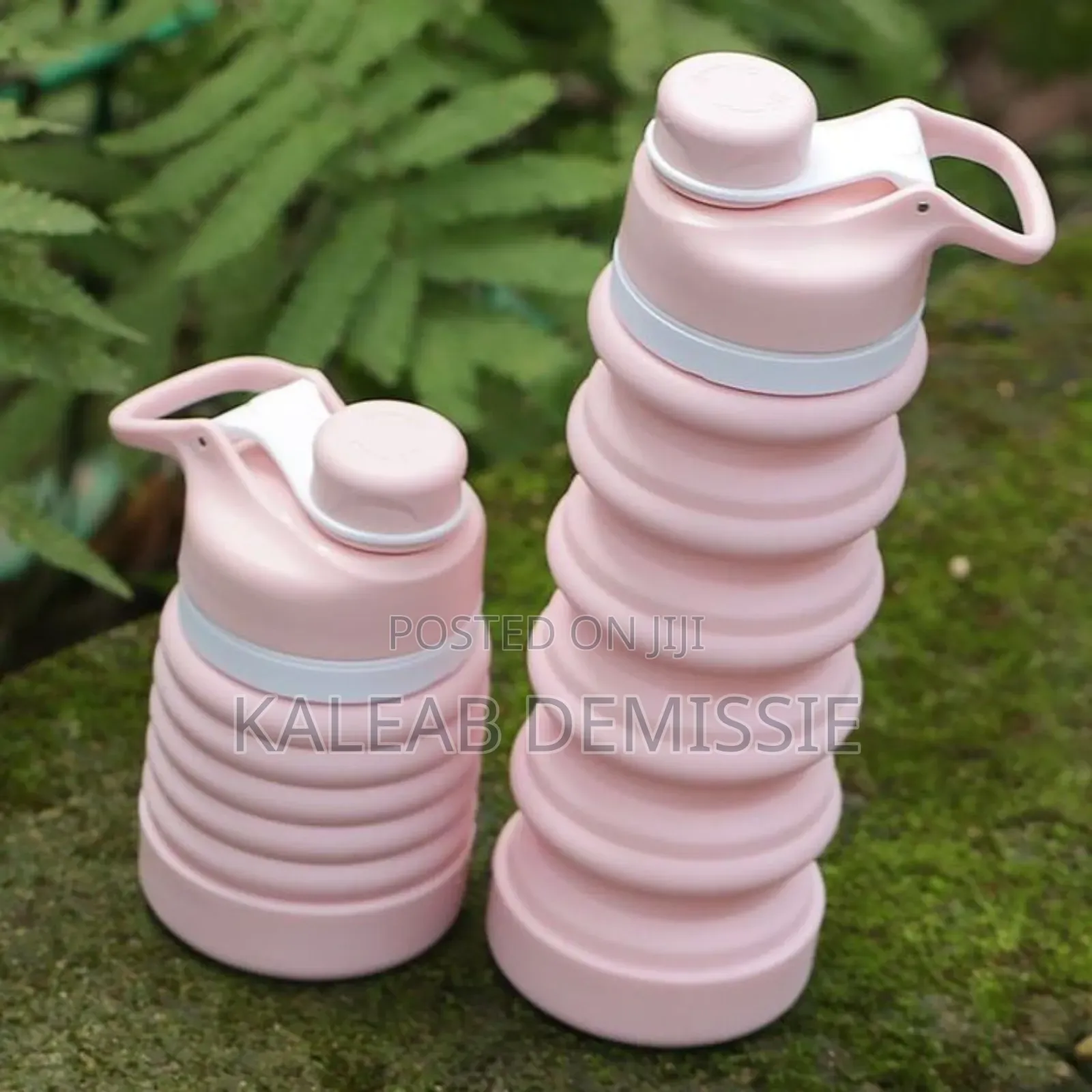 Foldable Silicone Water Bottle Bpa- Free 500ml