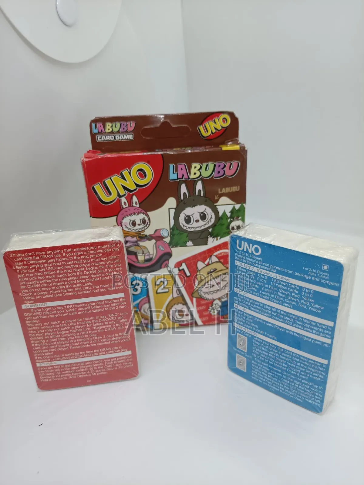 Cute Uno Labubu Cards