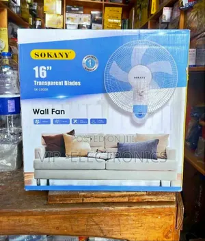 Fan Sokany 16" Transparent Blades Sokany Wall Fan