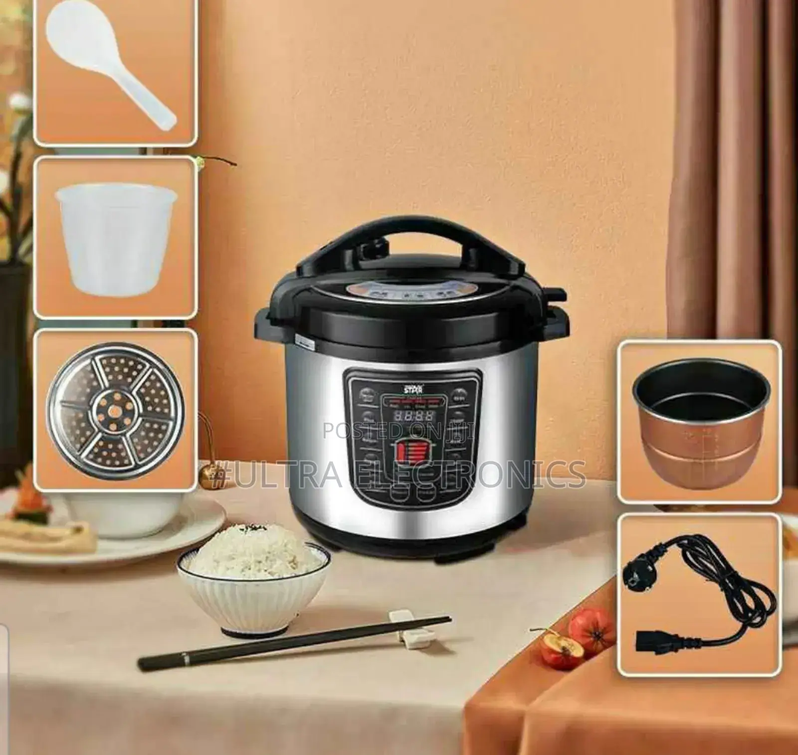 Winning Star Electric Pressure Cooker.