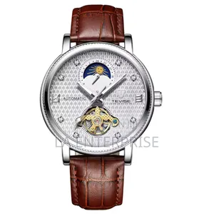 Tevise Genuine Brown Watch