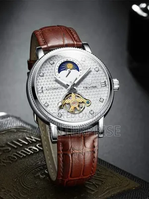 Tevise Genuine Brown Watch