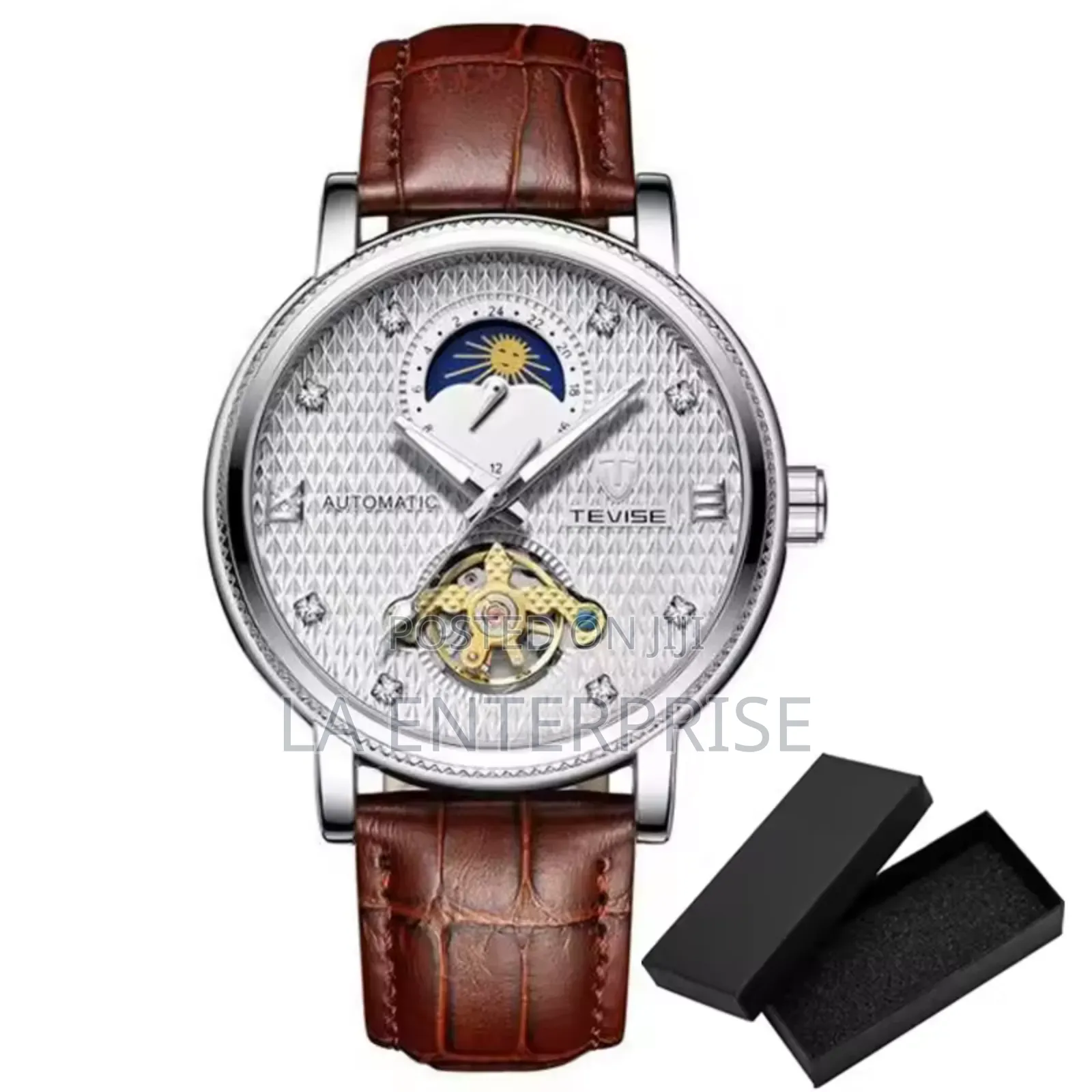 Tevise Genuine Brown Watch