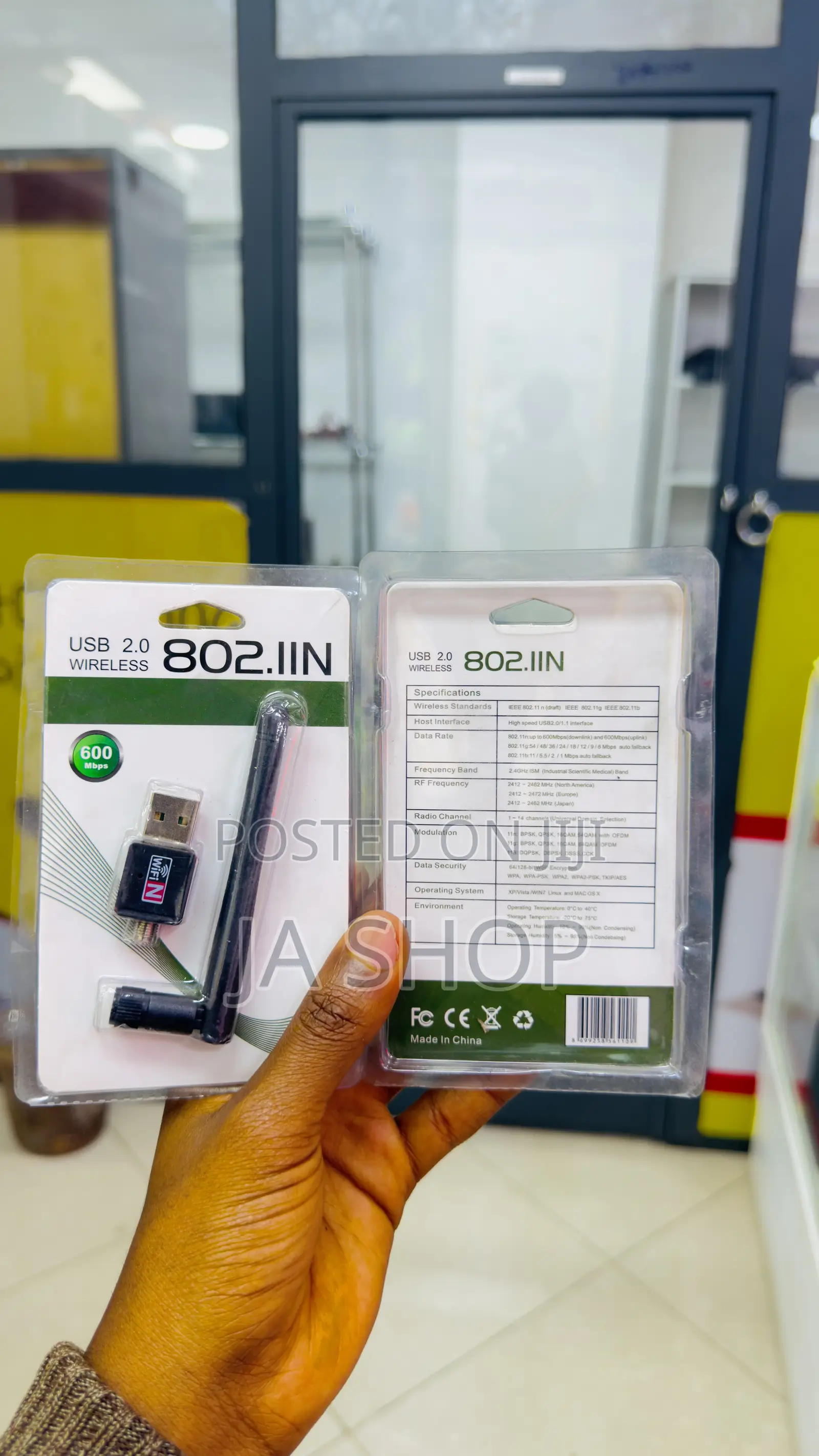 Desktop Wifi Adapter 600 Mbps