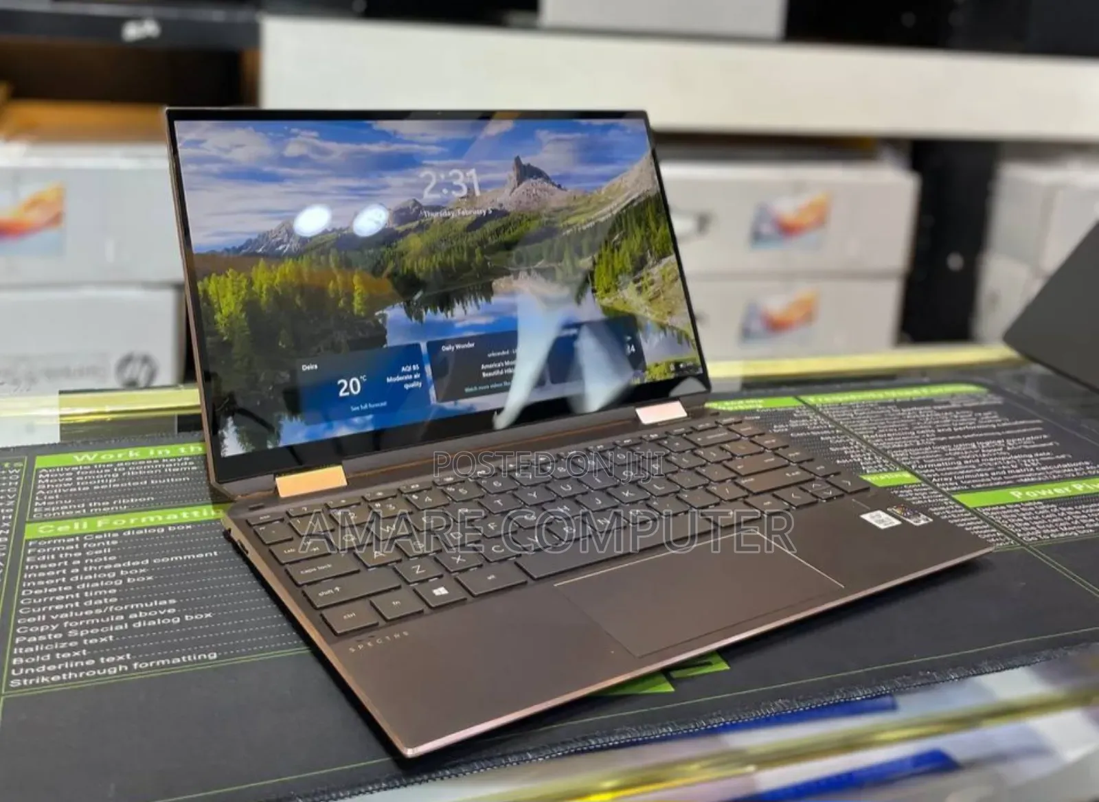 New Laptop HP Spectre X360 16GB Intel Core I7 SSD 512GB