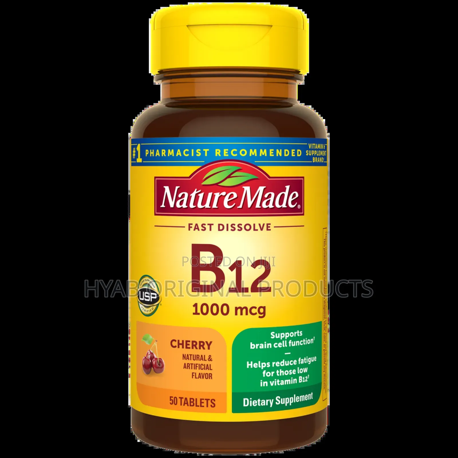 Vitamin B12 1000 MCG Fast Dissolve 50 Vegan Tablets
