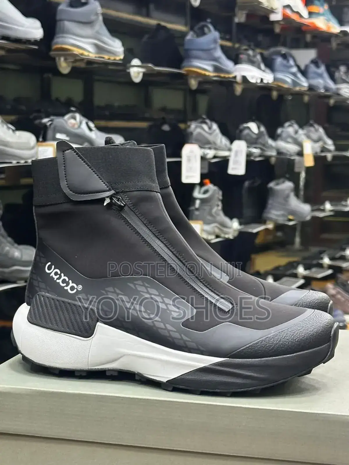New Arrival Men's High Water Proof Black/White Faahion Boots
