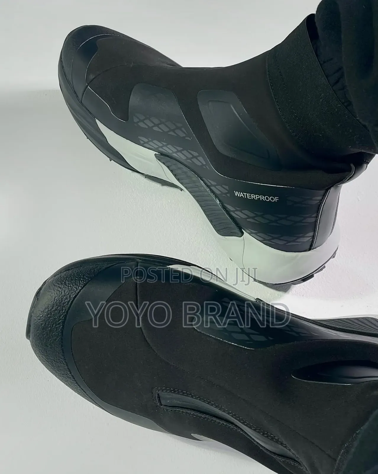 New Arrival Men's High Water Proof Black/White Faahion Boots