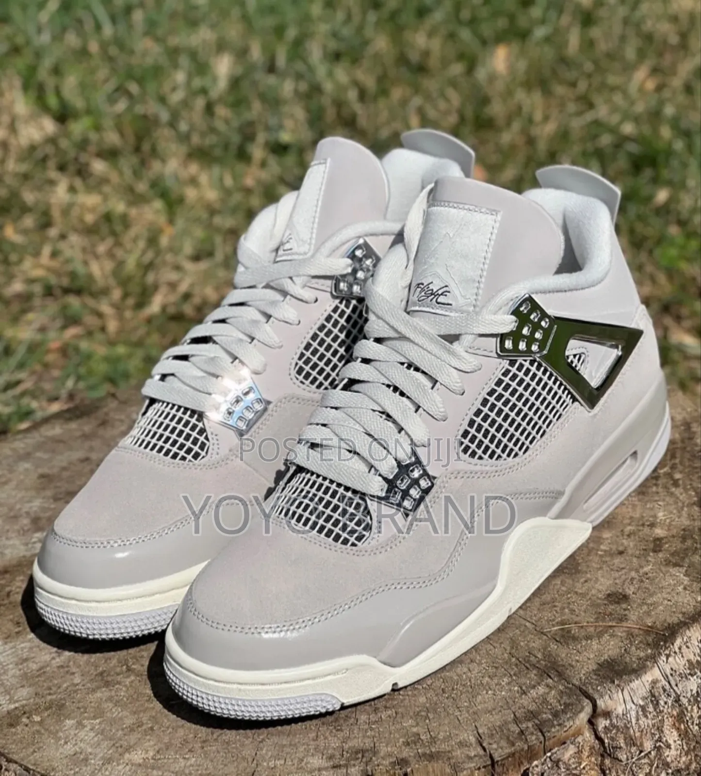 New Arrivl Air Jordan 4 Retro Forzan Moments Gray Fashion Sneaker