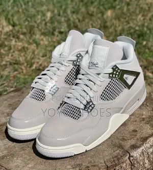 New Arrivl Air Jordan 4 Retro Forzan Moments Gray Fashion Sneaker