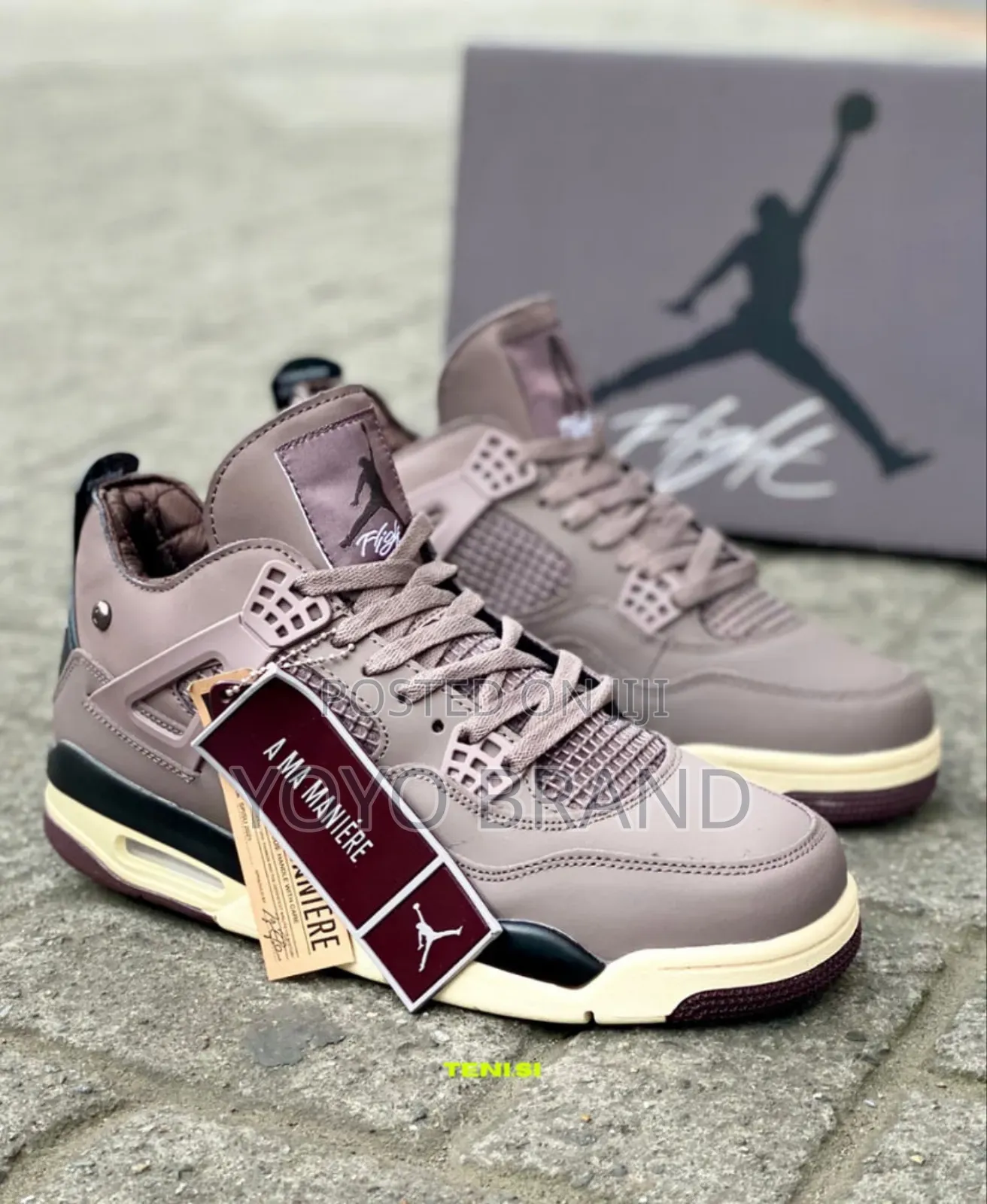 Air Jordan 4 Retro a Ma Maniere Violet Fashion Sneaker