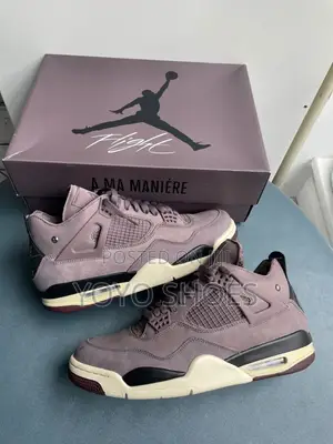 Air Jordan 4 Retro a Ma Maniere Violet Fashion Sneaker