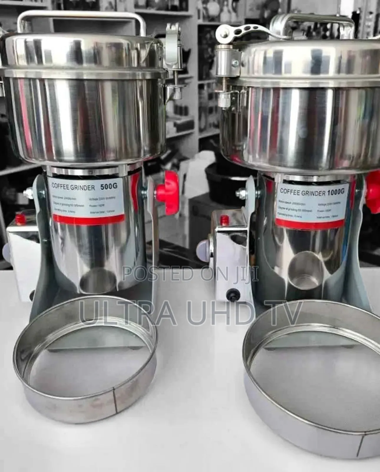 የቡና መፍጫ Commercial Stainless Steel Electric Grain Mill Grinders.