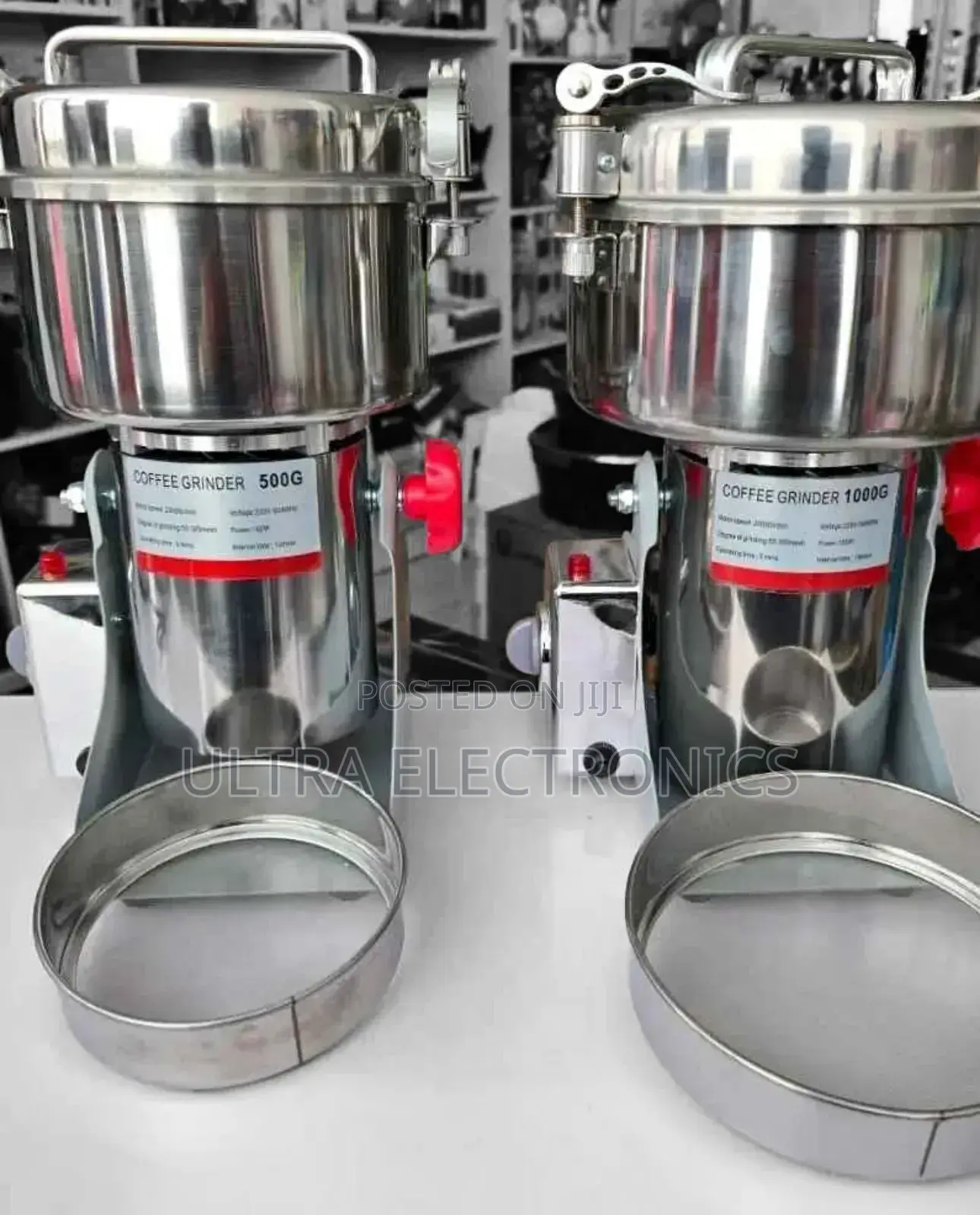 የቡና መፍጫ Commercial Stainless Steel Electric Grain Mill Grinders.
