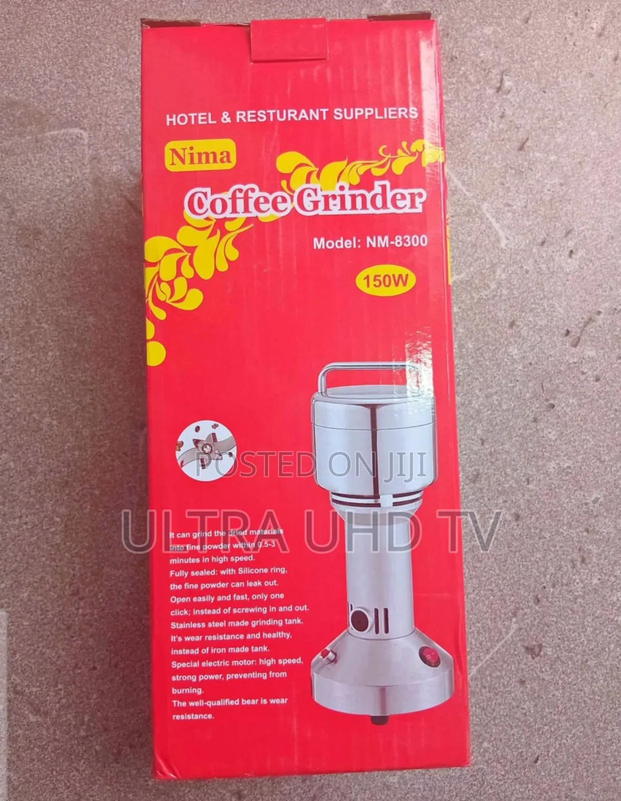 Nima Model Nm-8300 Coffee And Spice Grinder.