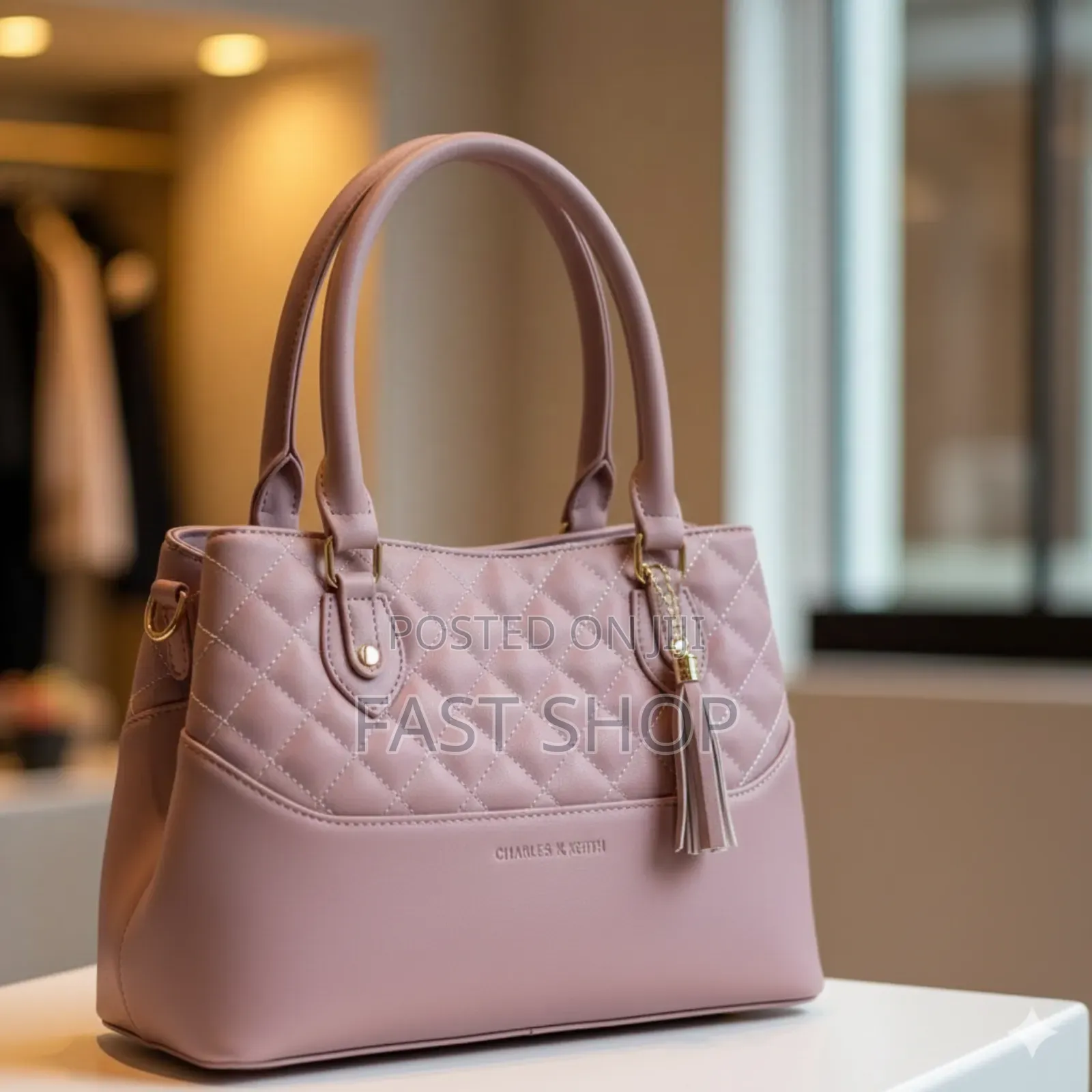 Classic Ladies Pink Combo Set Bag