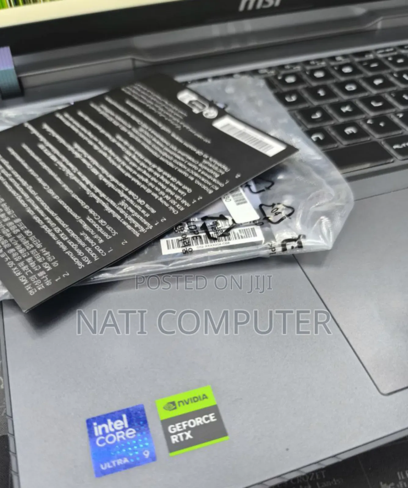 New Laptop MSI Vector 16 HX AI A2XWIG 16GB Intel Core Ultra 9 SSD 1T