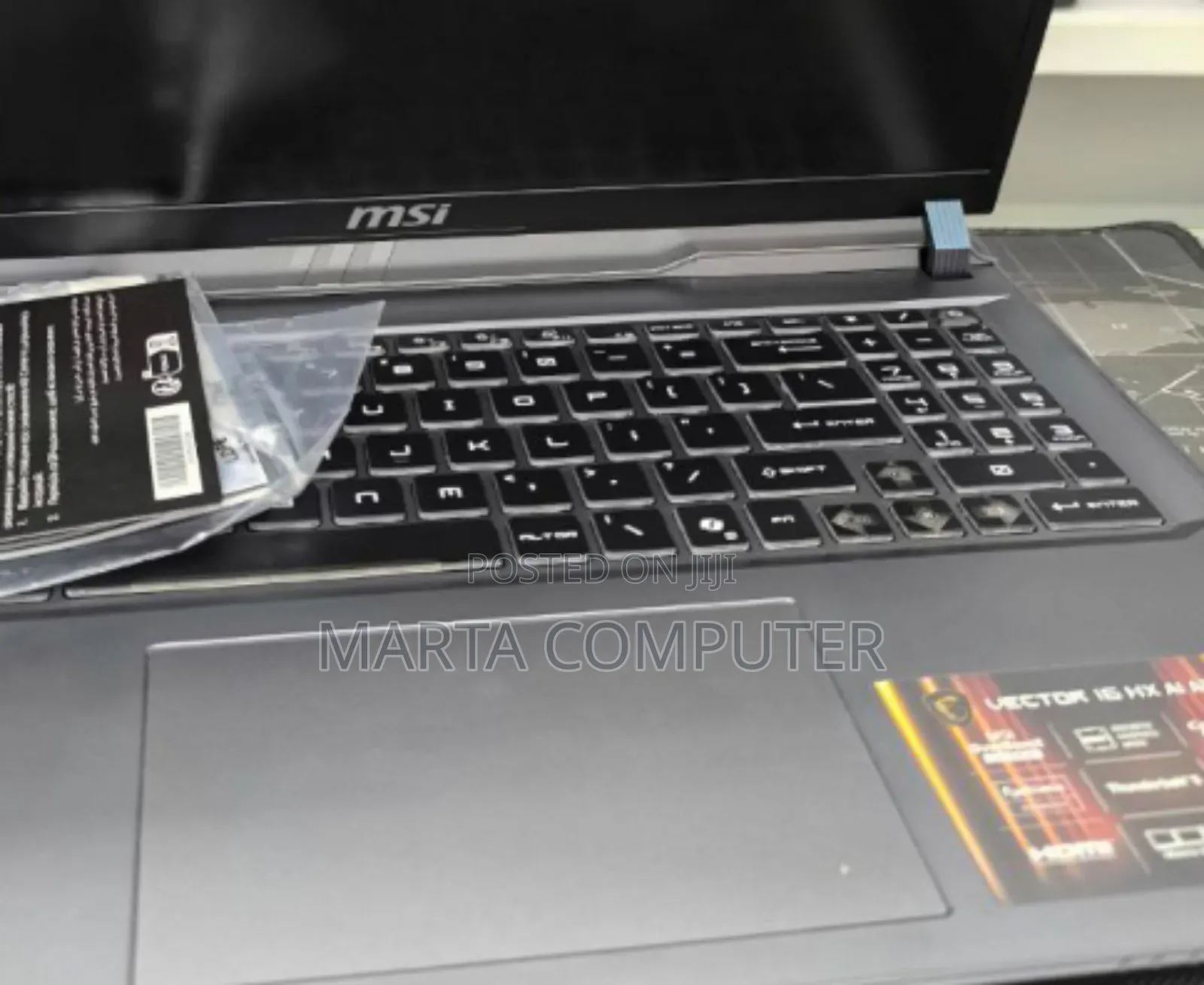 New Laptop MSI Vector 16 HX AI A2XWIG 16GB Intel Core Ultra 9 SSD 1T