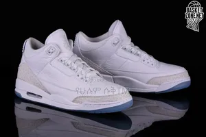 Air Jordan 3 Retro 'Unc' 'White Blue' Mid Men's Shoes