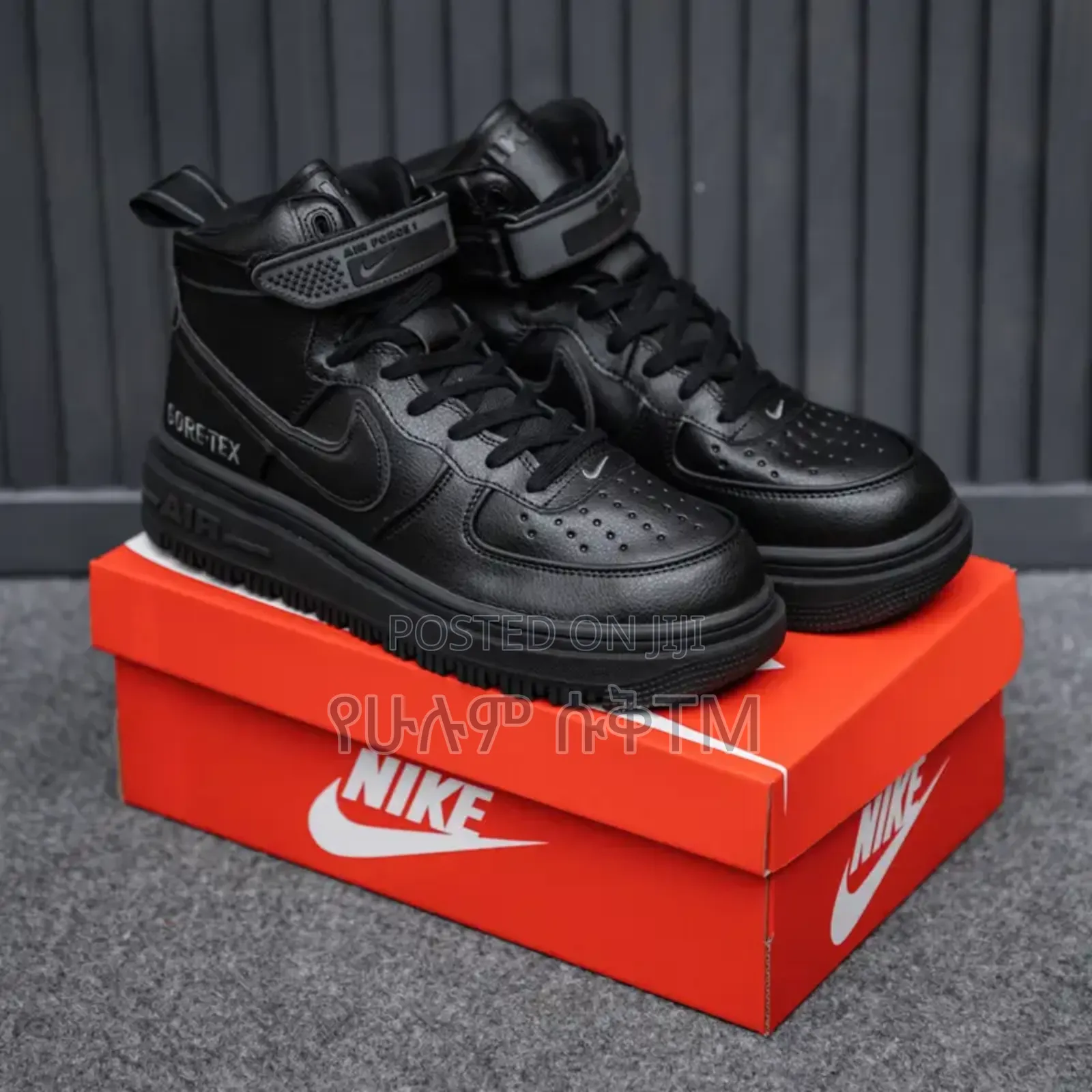 Nike Air Force 1 High Gore-Tex GTX 'Triple Black' Men's Boots Shoes