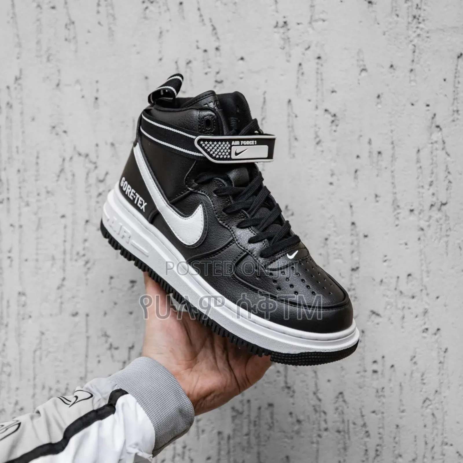 Nike Air Force 1 High 'Black/White' Men's Boots Shoes