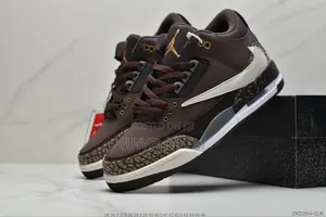 Nike Air Jordan 3 Retro X Travis Scott 'Mocha' Men's Mid Boots Shoes