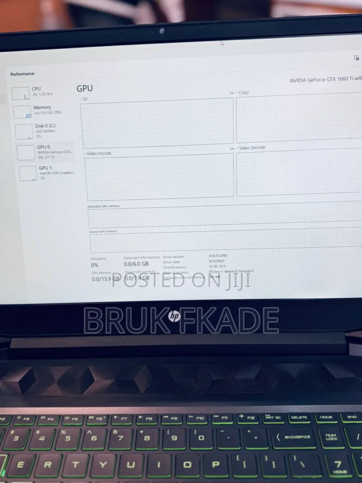 New Laptop HP Pavilion Gaming 15 2019 16GB Intel Core i5 SSD 512GB