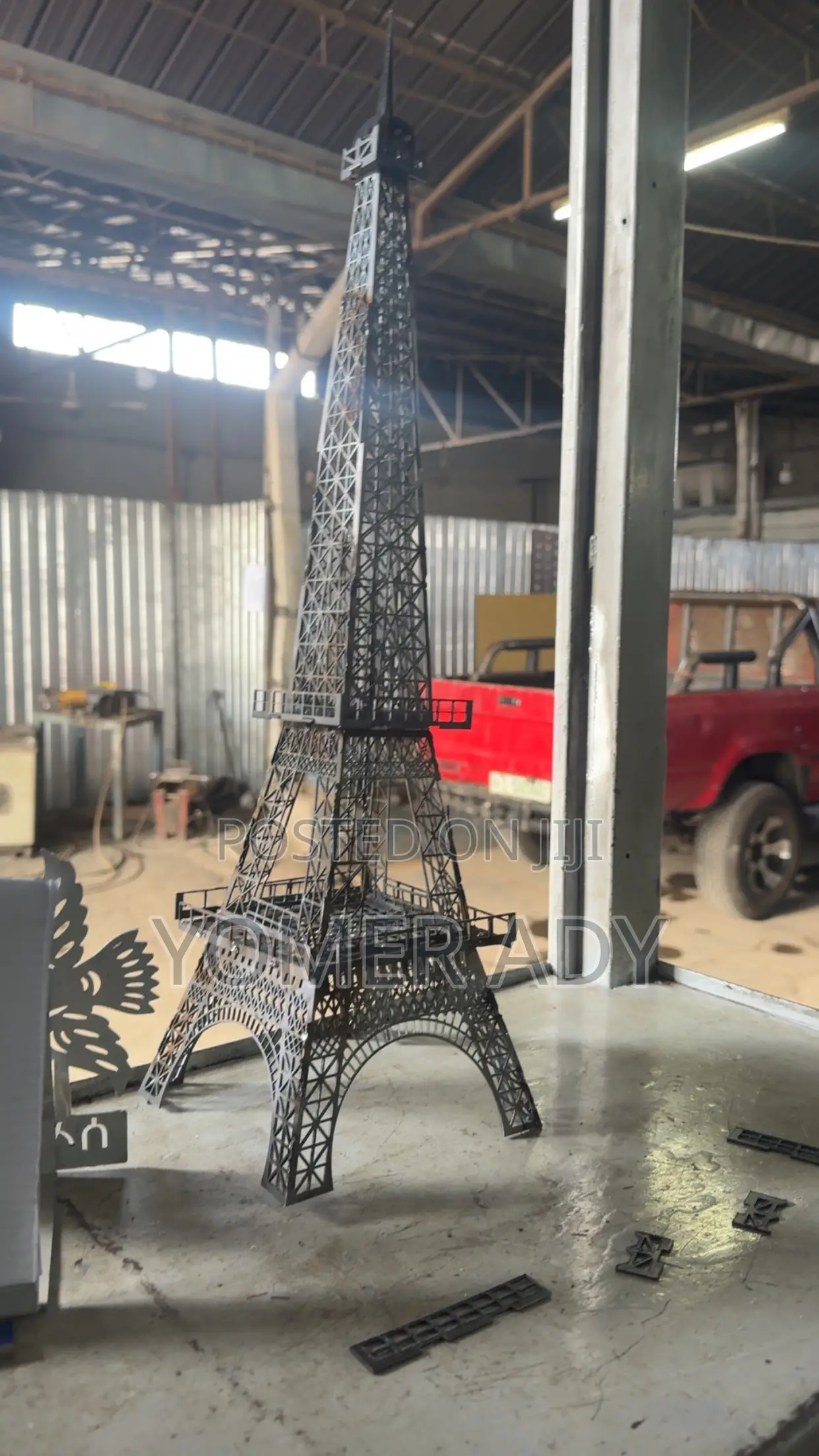 Eiffel Tower Metal Art