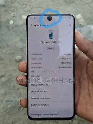 Samsung Galaxy S20 128 GB Blue