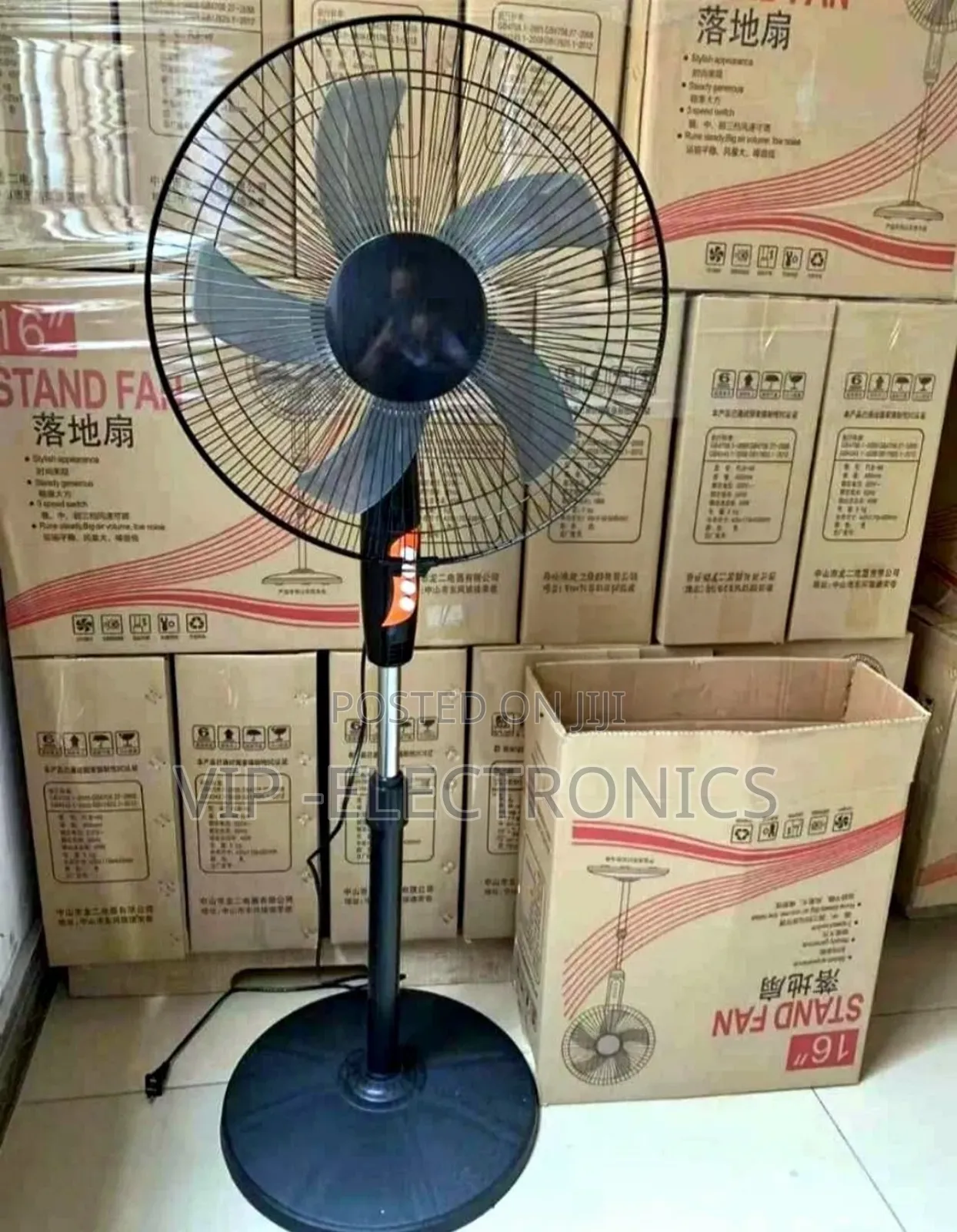 Ventilateur Standing Fan 18inch ሙቀት መቀነሻ 16ሳይዝ