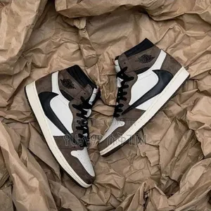 Nike Air Jordan 1 High Og X Travis Scott Men's Boots Shoes