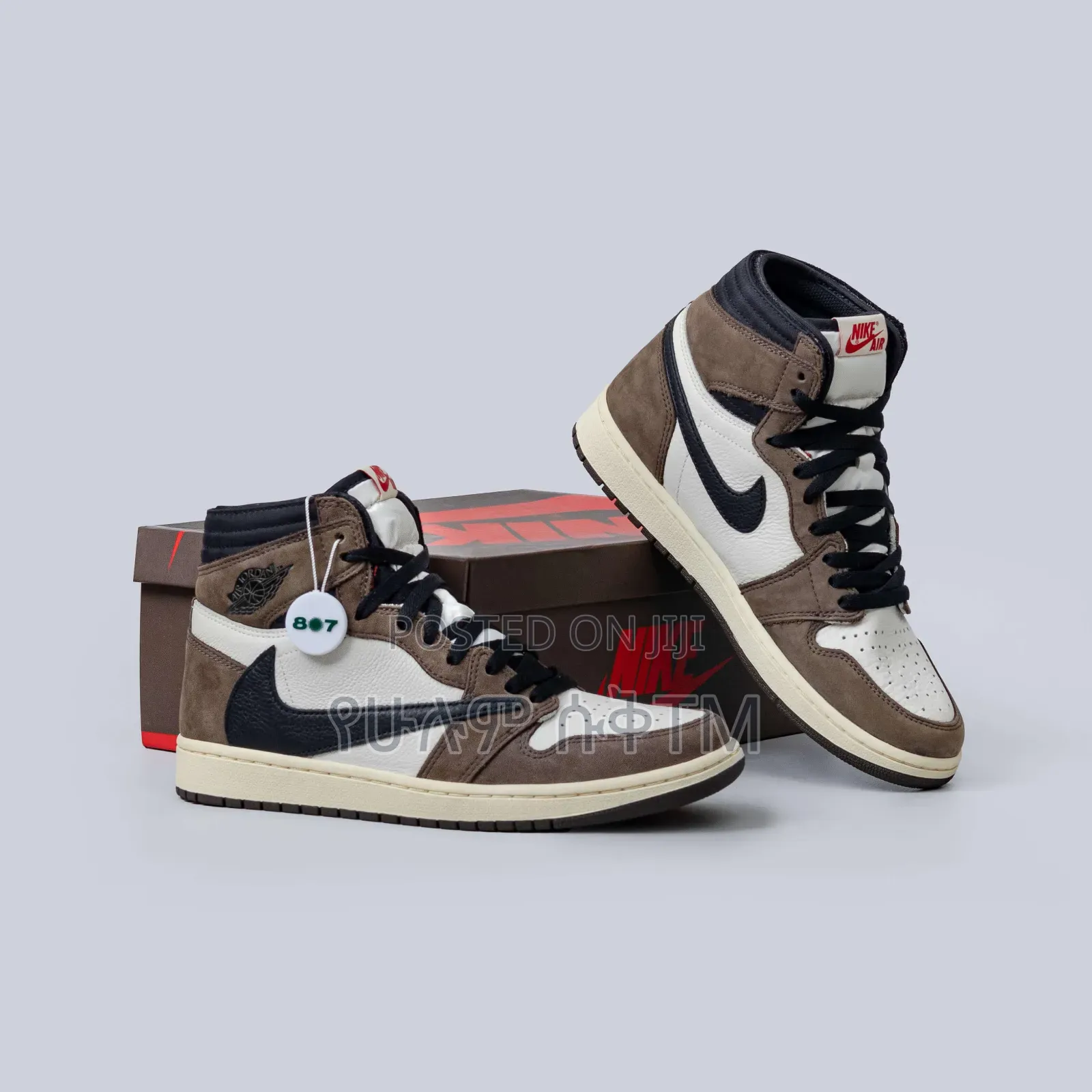 Nike Air Jordan 1 High Og X Travis Scott Men's Boots Shoes