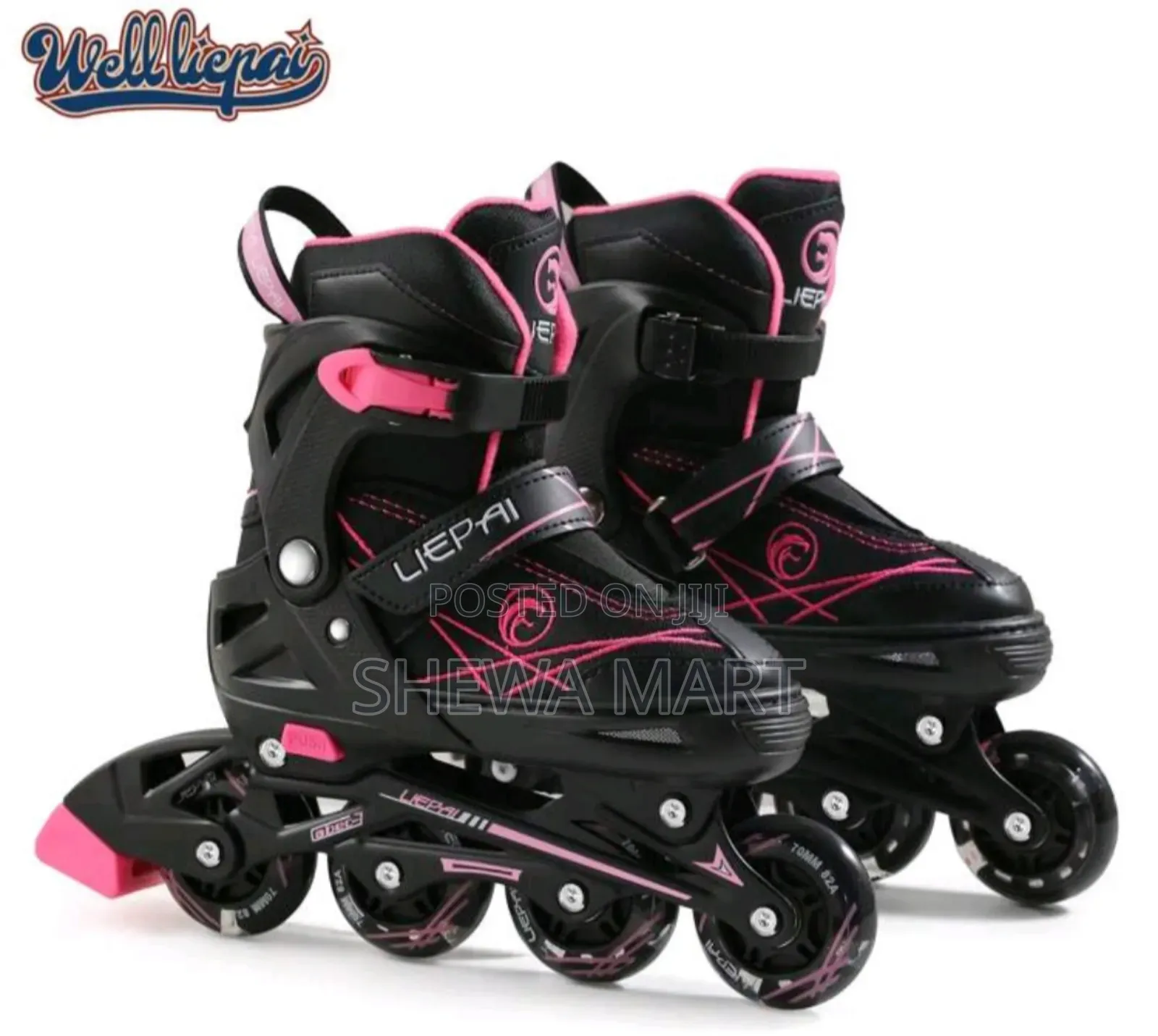Inline Roller Skates With Flashing Pu Wheels, Fashion Minimalist Multi