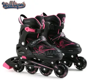 Inline Roller Skates With Flashing Pu Wheels, Fashion Minimalist Multi