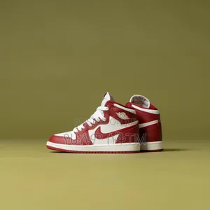 Air Jordan 1 Retro High 'Artisnal Red' "Team Red" Men's Shoes