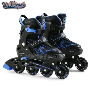 Inline Roller Skates With Flashing Pu Wheels, Fashion Minimalist Multi