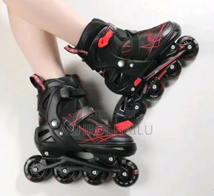 Inline Roller Skates With Flashing Pu Wheels, Fashion Minimalist Multi