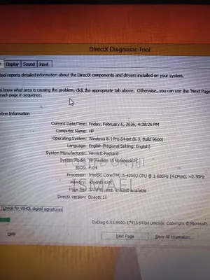 Laptop HP Pavilion 15 4GB Intel Core I5 HDD 500GB