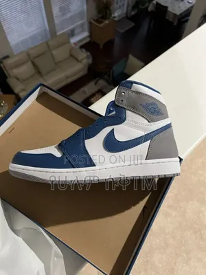 Nike Air Jordan 1 Retro Hi Og 'True Blue' Men's Boots Shoes