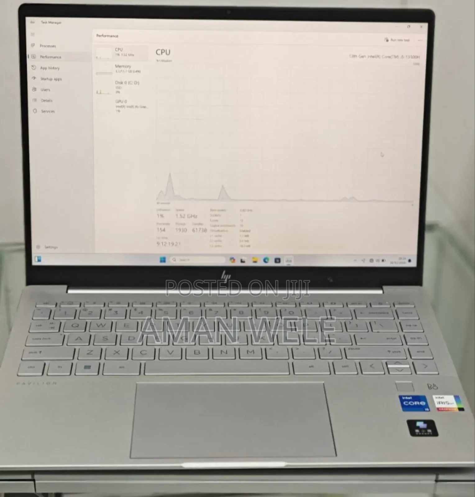 New Laptop HP Pavilion Power 15 16GB Intel Core i5 SSD 1T