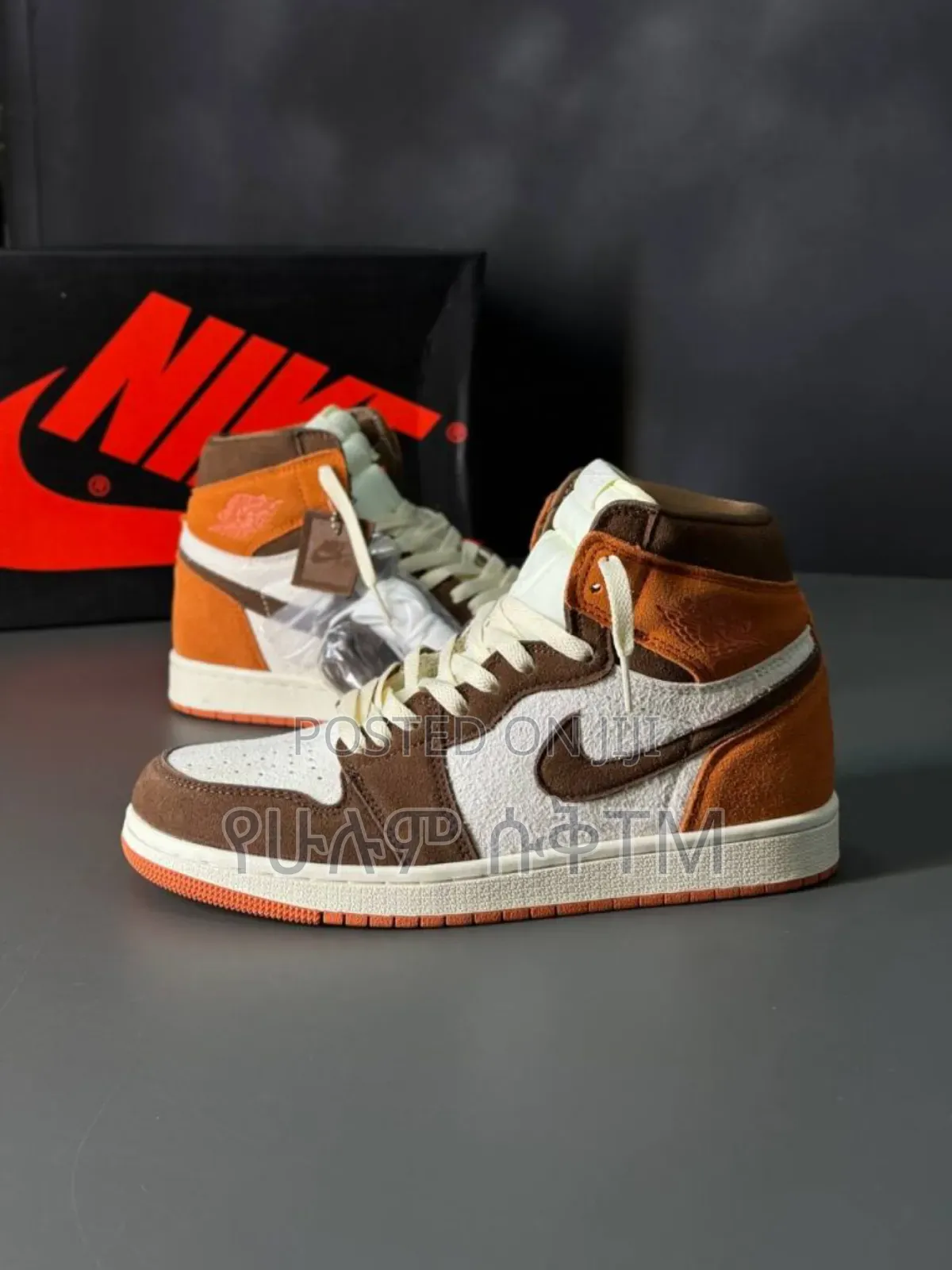 Nike Air Jordan 1 Retro Hi Og Sp 'Dusted Clay' Men's Boote Shoes
