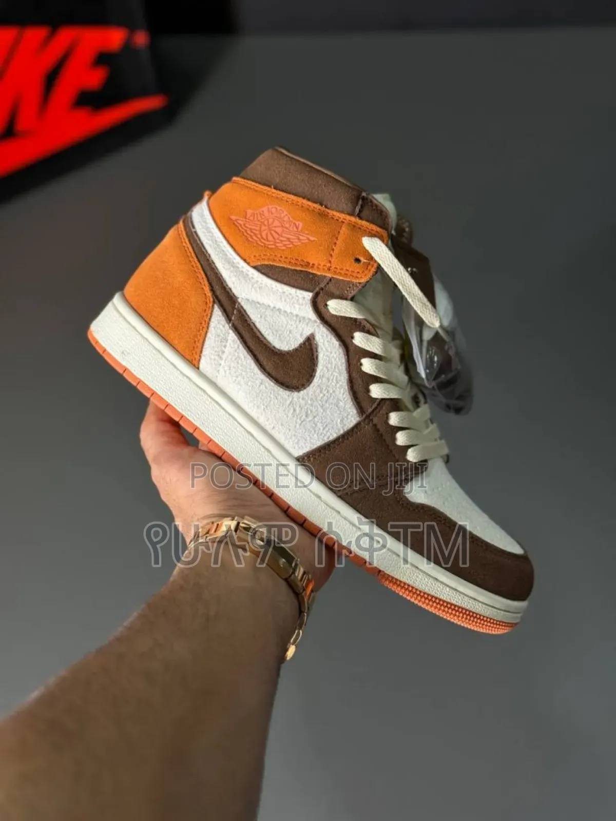 Nike Air Jordan 1 Retro Hi Og Sp 'Dusted Clay' Men's Boote Shoes