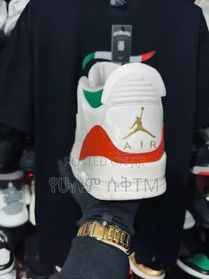 Air Jordan 3 Retro "Vuelo" 'Summit White/Pin Green' Men's Shoes