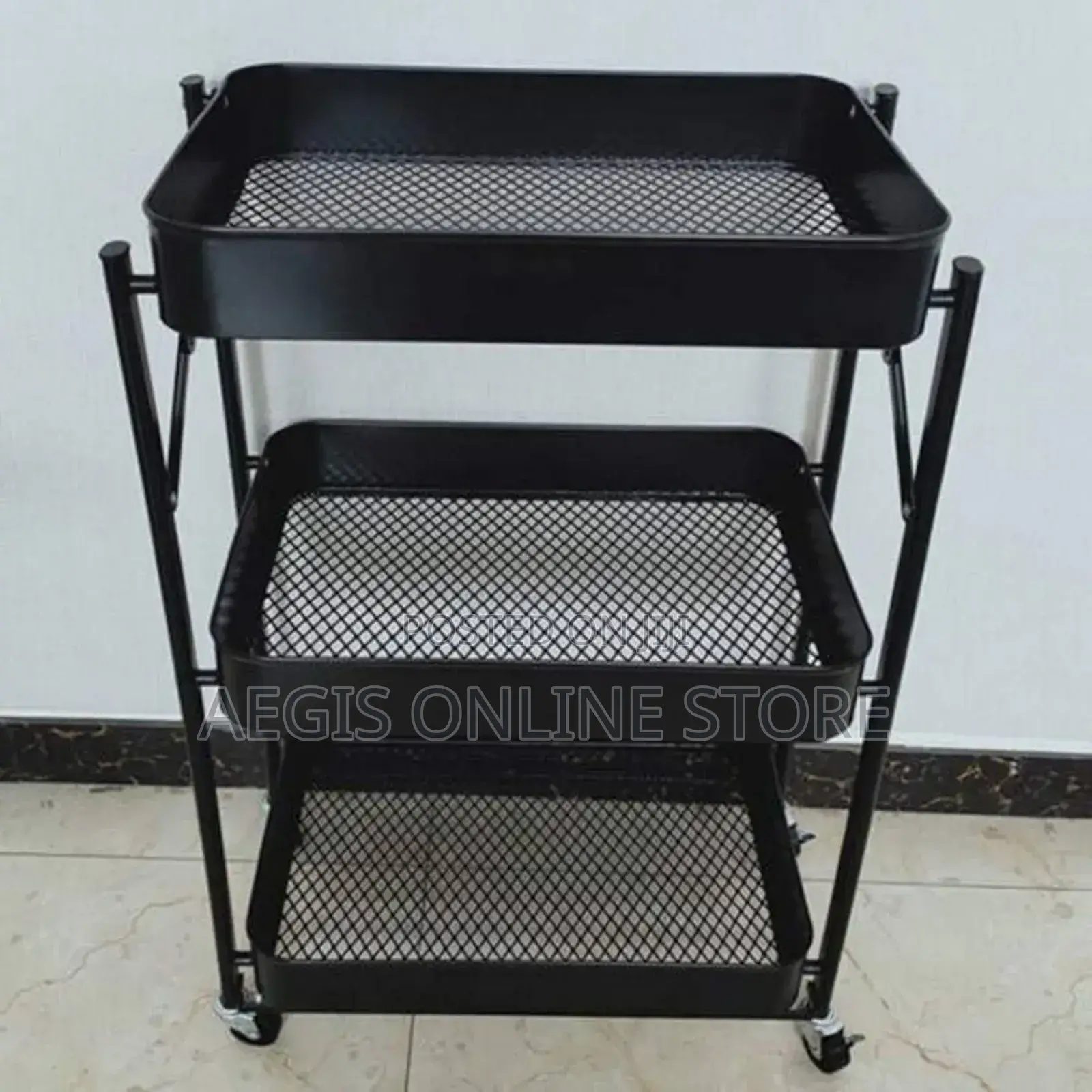 3- Tier Rolling Cart Organizer