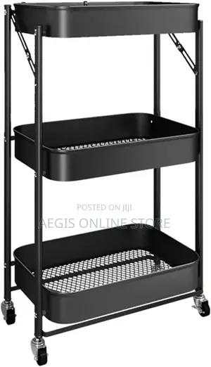 3- Tier Rolling Cart Organizer