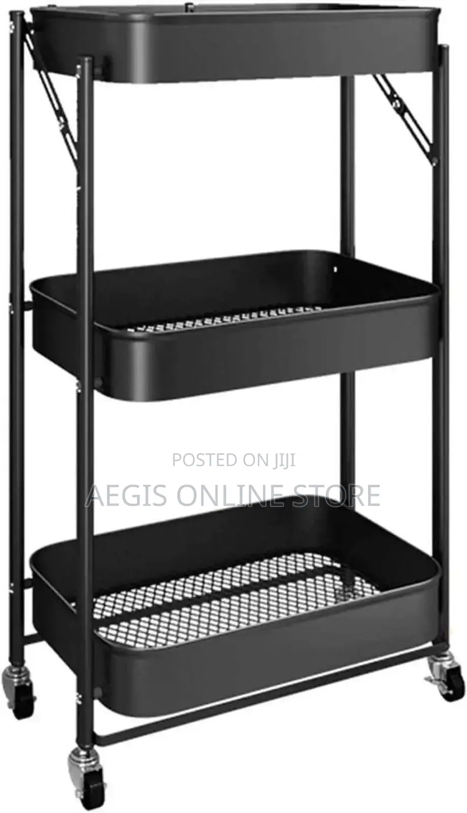 3- Tier Rolling Cart Organizer