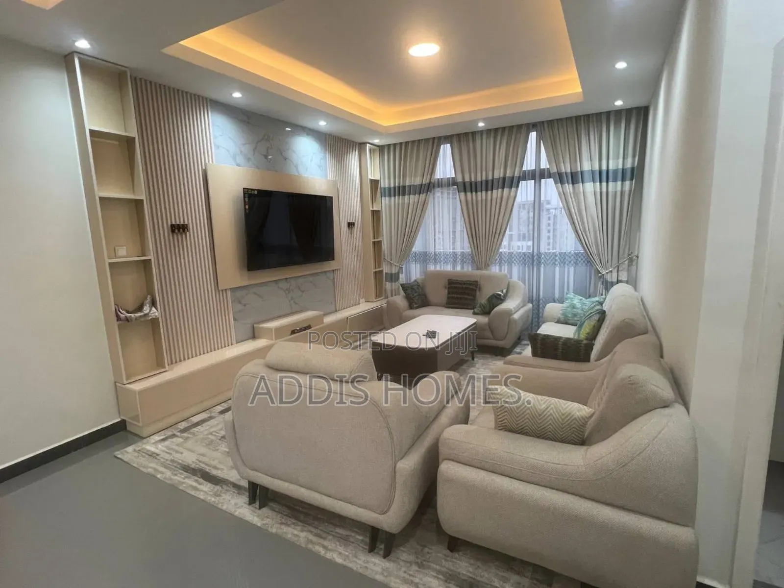 Furnished 3bdrm Apartment in Bole for rent