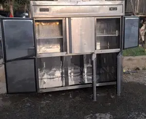 Six Door Stainless Freezer / ባለ6 በር ፍሪዘር