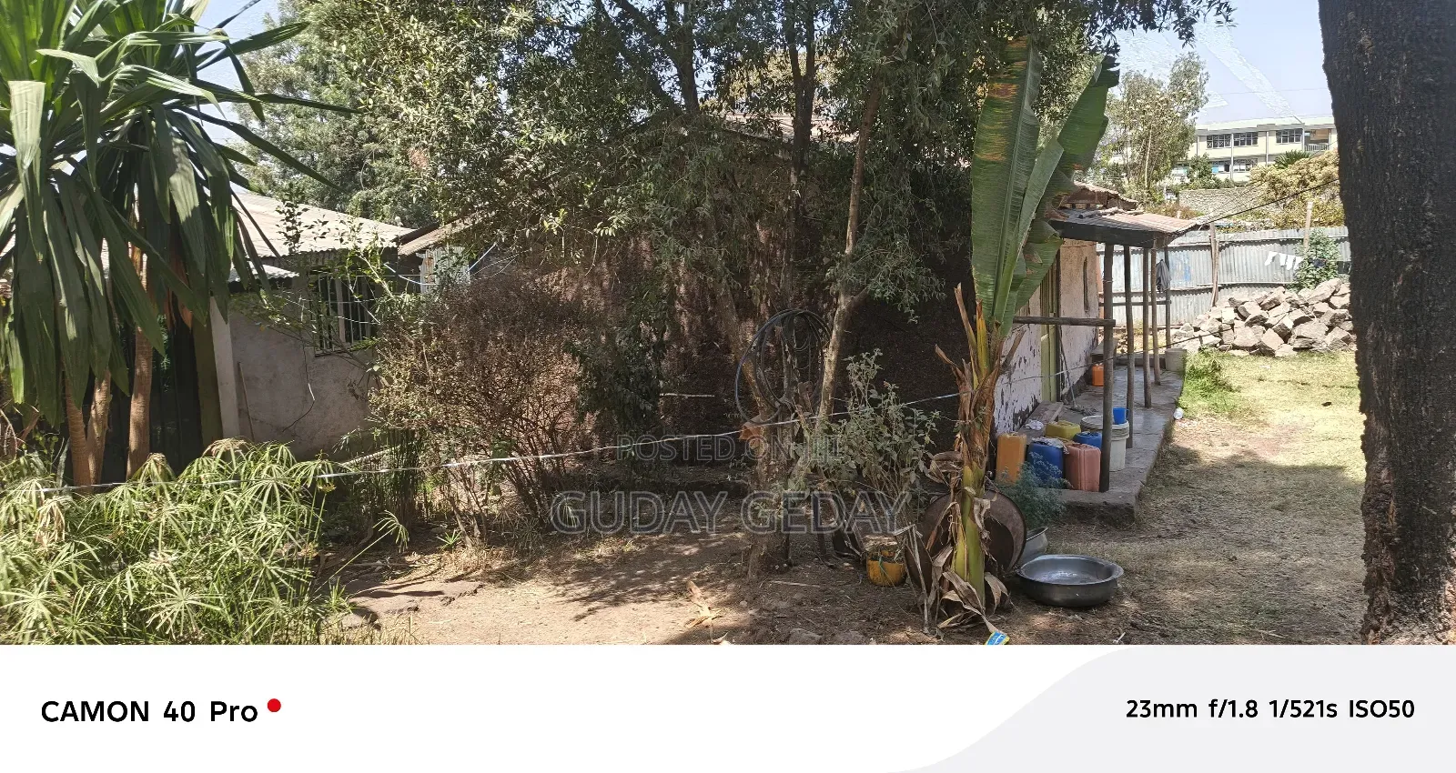 572 ካሬ ለድርጅት የተሰጠ ቦታ ወርቁ ሰፈር ዋና አስፓልት ላይ